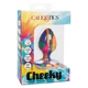 Анальная пробка CalExotics Cheeky Tie-Dye Swirl M, разноцветная