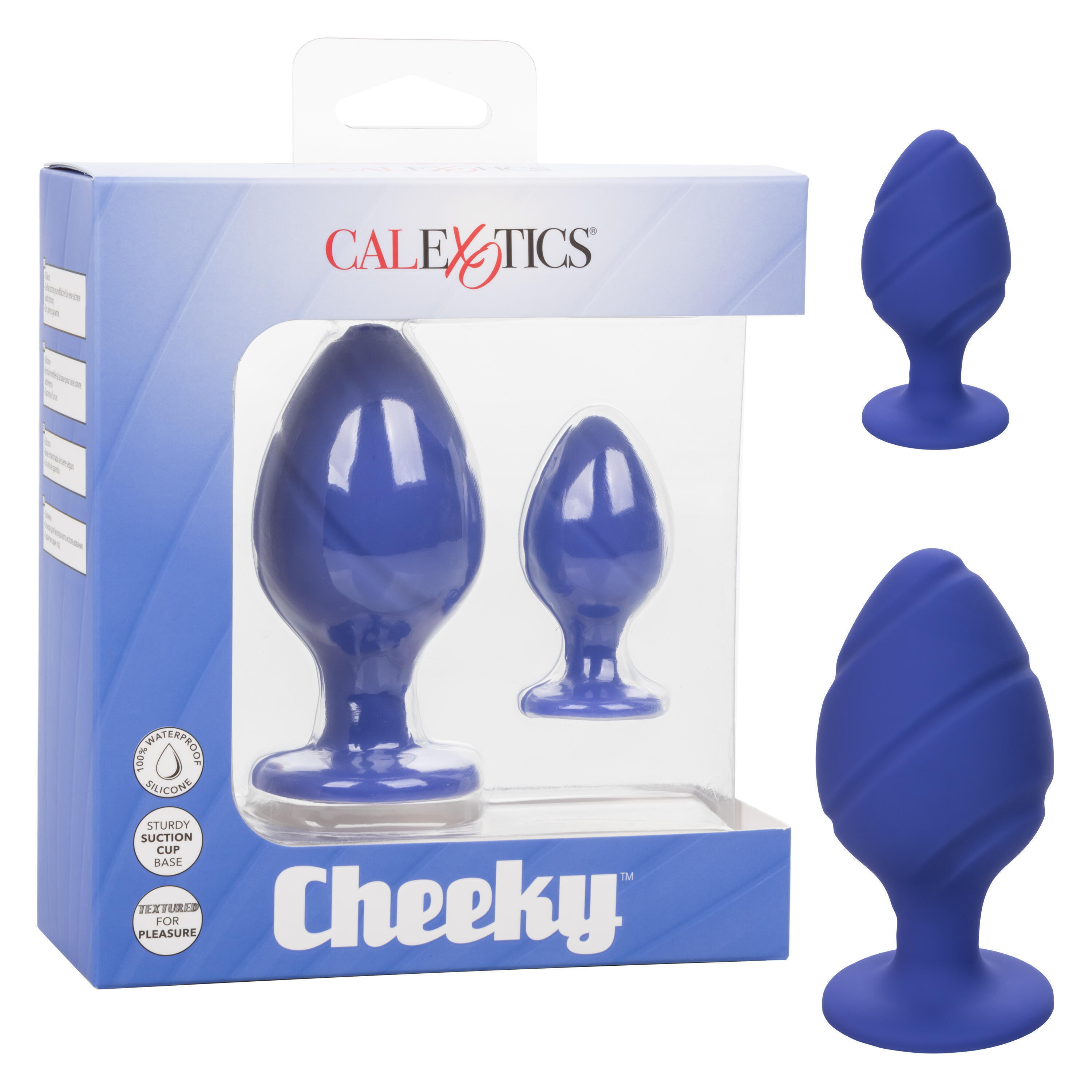 Набор анальных пробок CalExotics Cheeky, синий