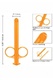 Набор шприцов для введения лубриканта CalExotics Lube Tube, оранжевый