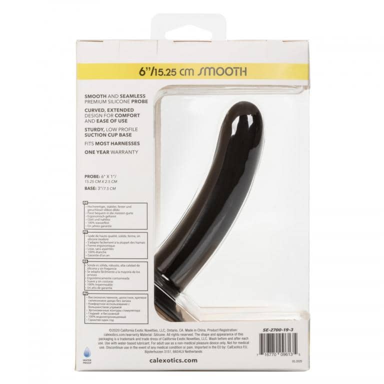 Фаллоимитатор CalExotics Boundless Smooth Probe 15.3 см, черный