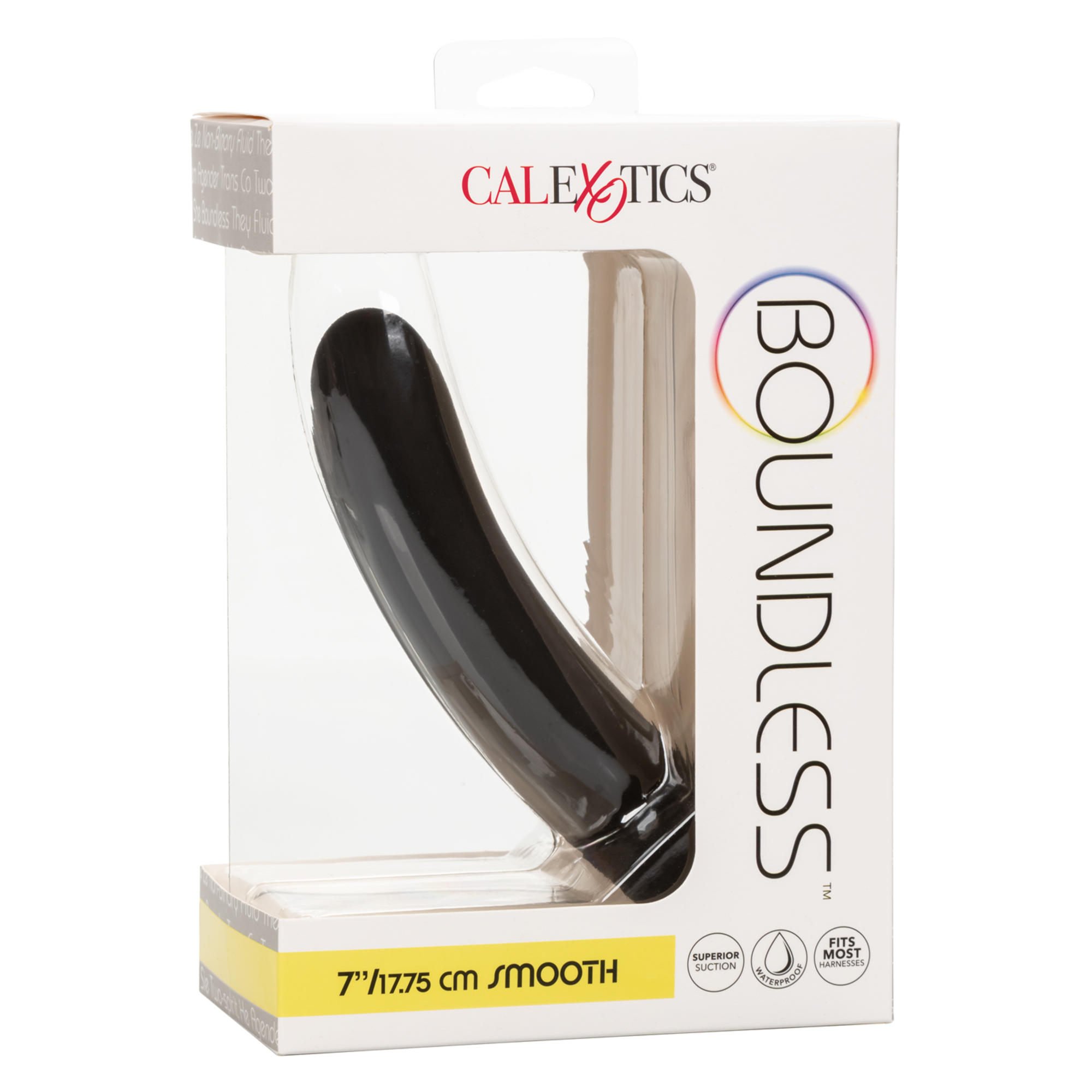 Фаллоимитатор CalExotics Boundless Smooth Probe 17.8 см, черный