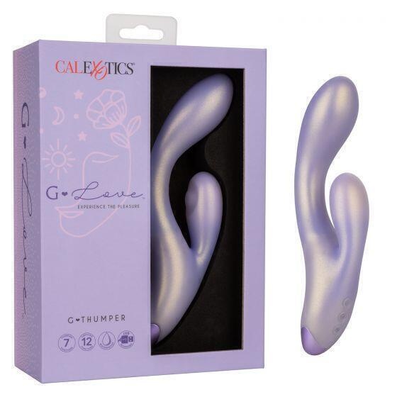 Вибратор-кролик с осцилляцией CalExotics G-Love G-Thumper, сиреневый