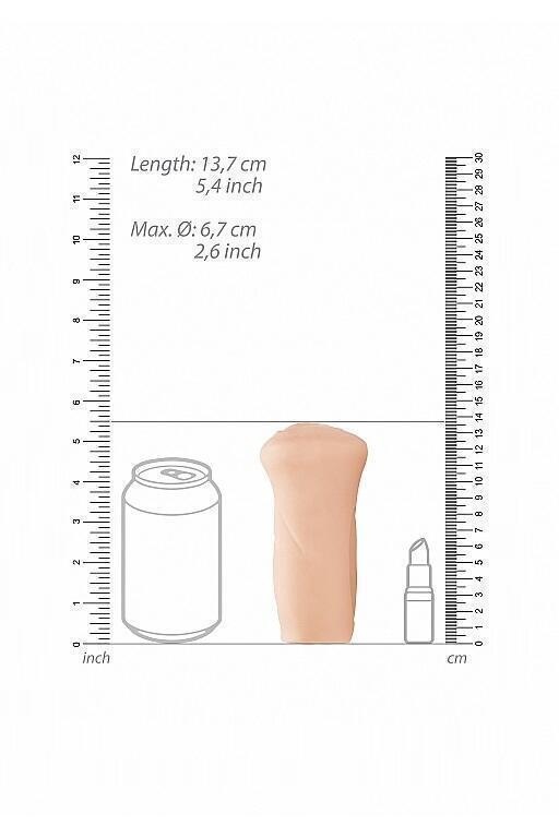 Мастурбатор вагина с самолубрикацией Shots SLT, телесный