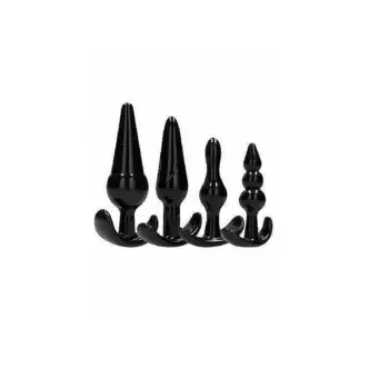 Набор анальных прбок No. 80 4-Piece Butt Plug Set Shots
