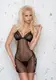 Сорочка Me Seduce Nicole Black, S/M