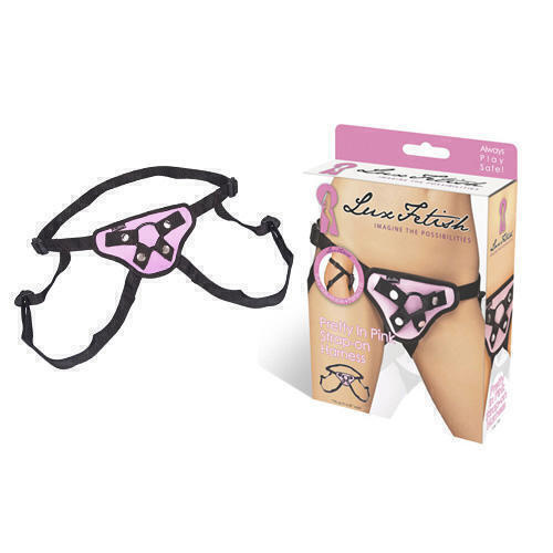 Трусики для страпона Lux Fetish Pretty In Pink, розовый