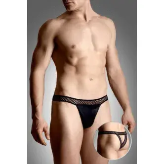 Стринги с доступом Soft Line, черные, XL