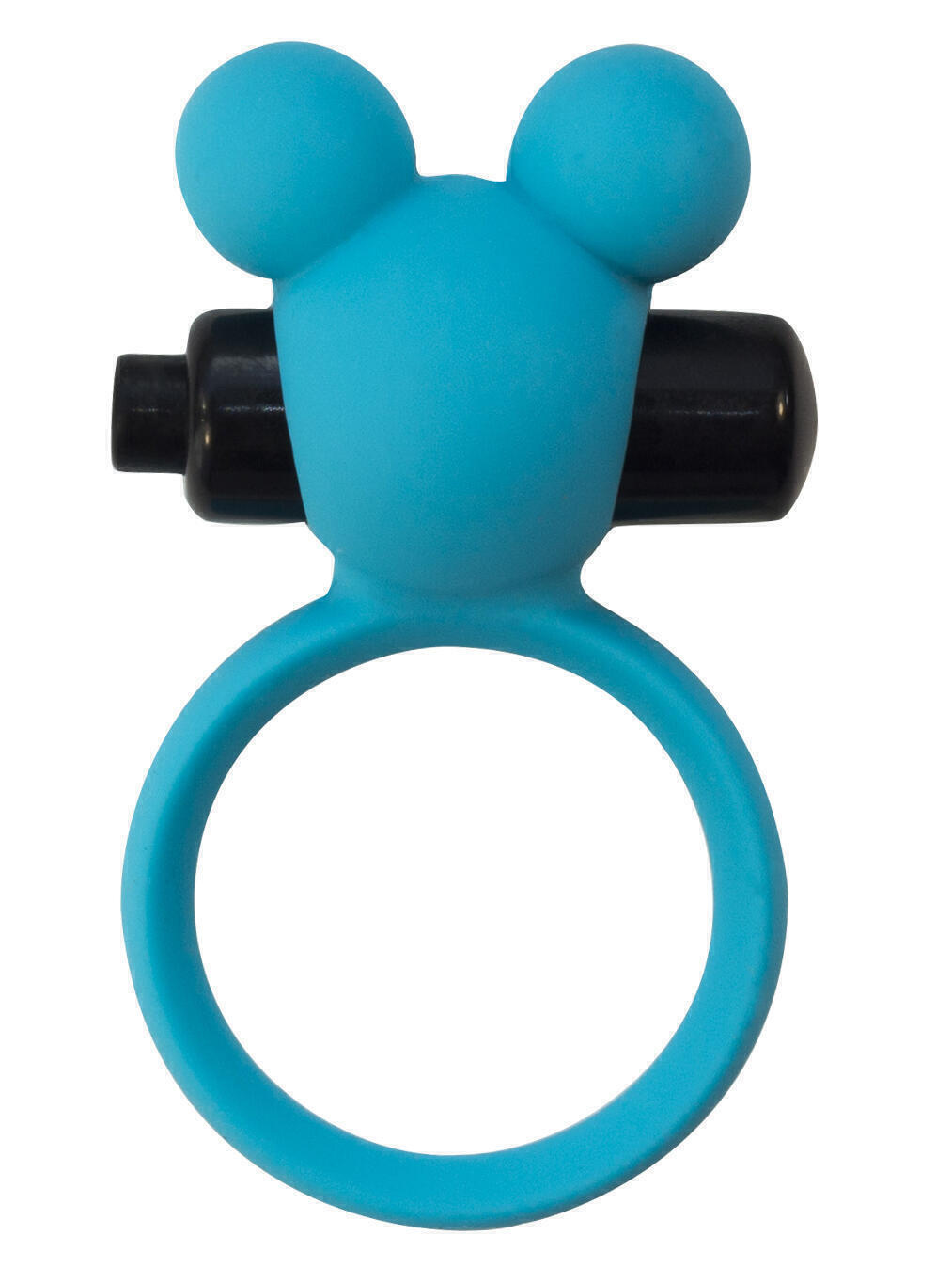 Эрекционное кольцо Lola Toys Emotions Minnie с вибропулей, бирюзовое