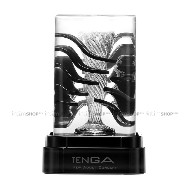 фото Мастурбатор Tenga Crysta Leaf, бесцветный