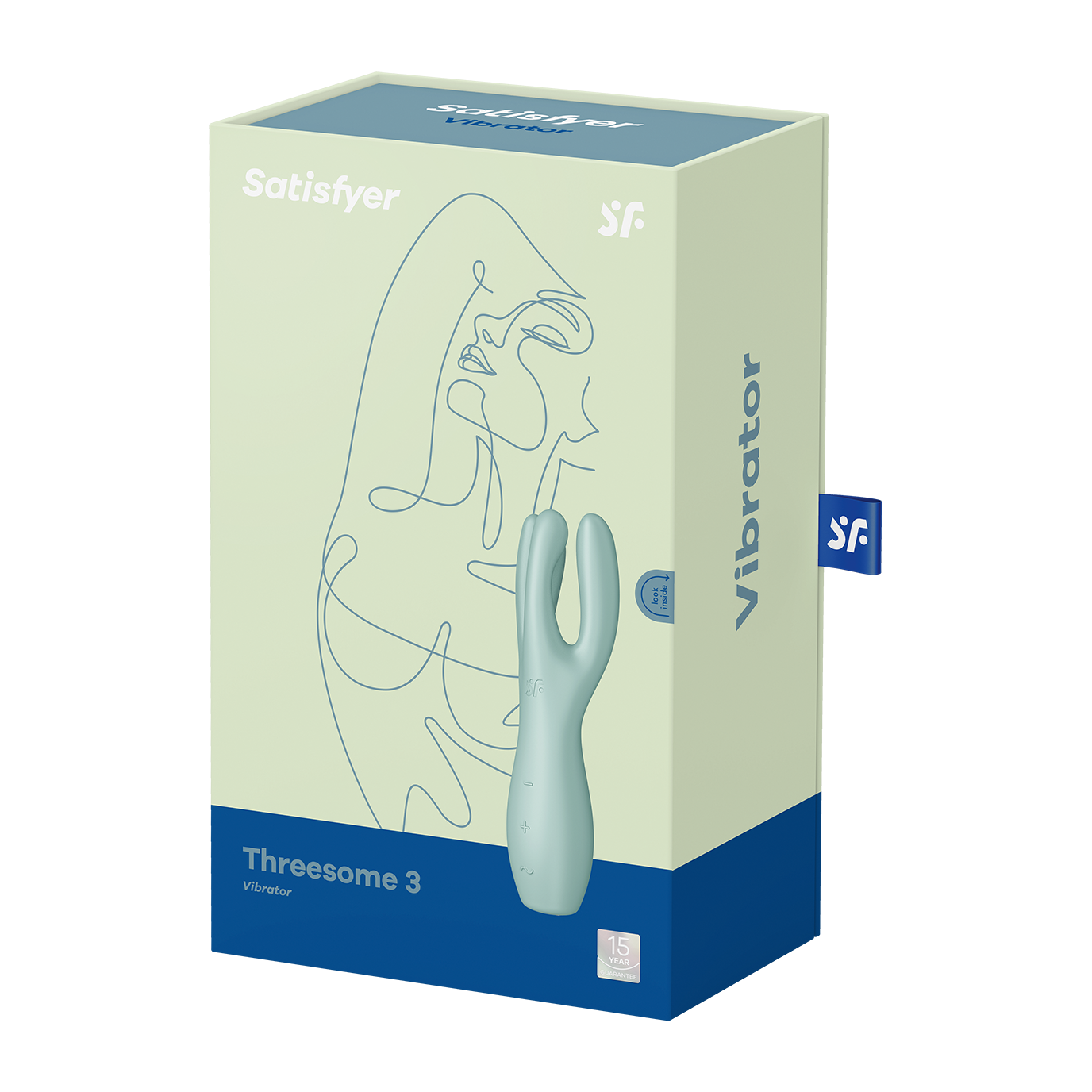 Вибростимулятор Satisfyer Threesome 3 для клитора и сосков, зелёный