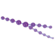 Анальные бусы Seven Creations Triple Anal Pleasure Beads, фиолетовые