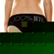 Трусики-Слип Coquette "100% DTF", черный SM