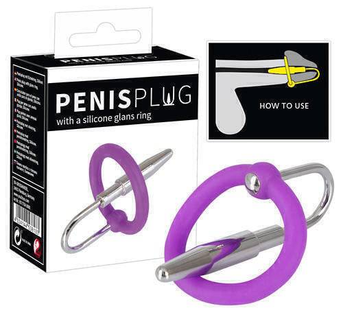 Уретральный Плаг Orion Penis Plug с силиконовым кольцом под головку - фото 8