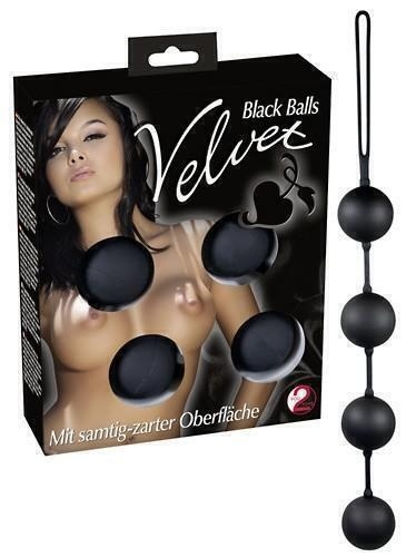 фото Анальные шарики Velvet Black Balls