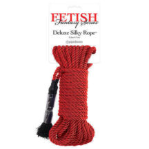 Веревка для фиксации Pipedream Deluxe Silky Rope красная, 9,75 М