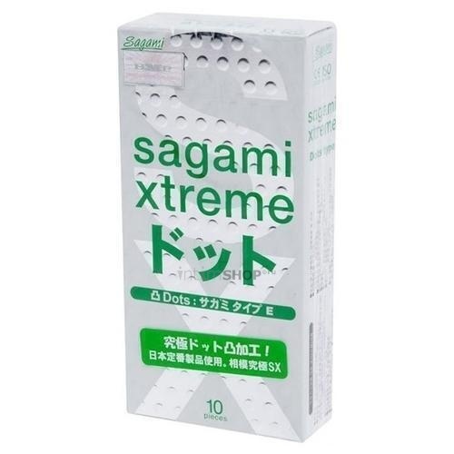 Латексные презервативы с точками Sagami Xtreme Type-E, 10шт от IntimShop