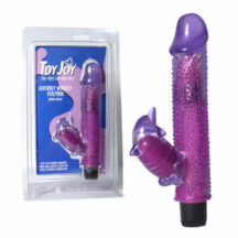 Вибратор гелевый Knobbly Wobbly Dolphin Liquid Purple - Toy Joy