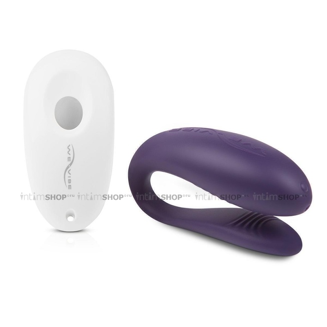 Вибромассажер для пар We-Vibe Unite 2.0 на ДУ, фиолетовый от IntimShop