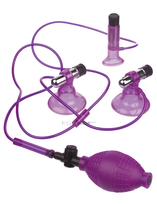 фото Помпы для стимуляции сосков, груди и клитора Pipedream, фиолетовый