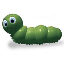 Вибратор-игрушка гусеница I Rub My Wormie Зеленая 