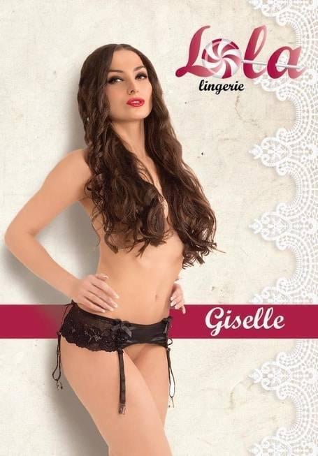 Восхитительный пояс черного цвета Lola Lingerie Giselle, L/XL