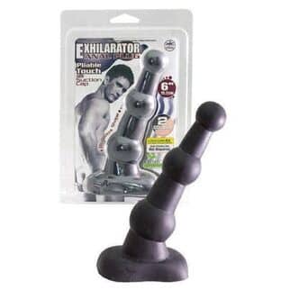 Втулка 15,2 см Exhilarator Anal Plug Tonga BV черный