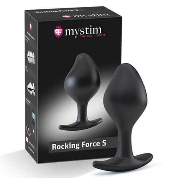 Анальная пробка Mystim Rocking Force S, черная