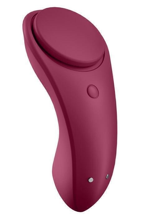 Вибровкладка в трусики Satisfyer Sexy Secret, бордовая