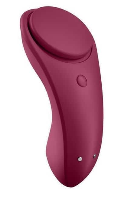 Вибровкладка в трусики Satisfyer Sexy Secret, бордовый от IntimShop