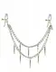 Зажимы для сосков PipeDream Rock Hard Nipple Clamps, серебристые