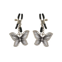 Зажимы на соски PipeDream Butterfly Nipple Clamps, серебристый