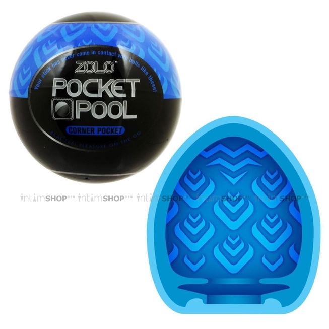 Эластичный мастурбатор Zolo Pocket Pool Corner Pocket, белый