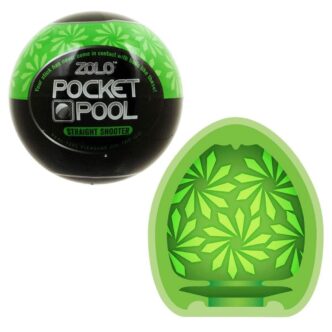 Эластичный мастурбатор Zolo Pocket Pool Straight Shooter, белый