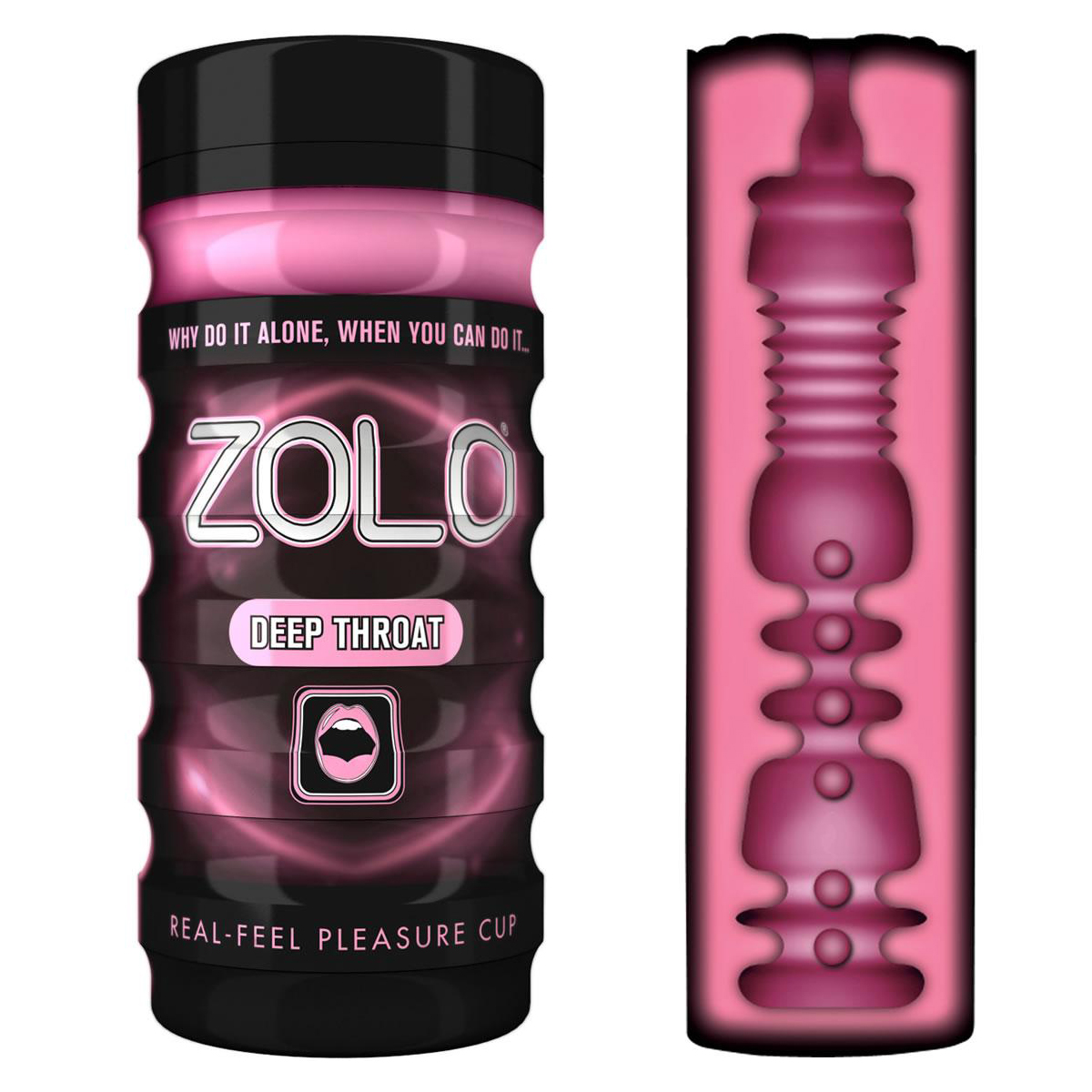 Мастурбатор Zolo Deep Throat Pleasure Cup, белый