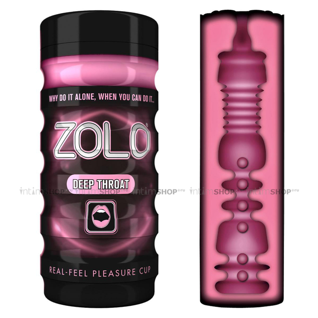 Мастурбатор Zolo Deep Throat Pleasure Cup, белый