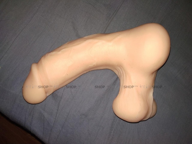 Фаллоимитатор на присоске с мошонкой Pipedream King Cock 7