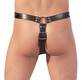 Ремни с фиксацией: анальный фаллоимитатор и сбруя на пенис Men's Thong Harness L/XL 