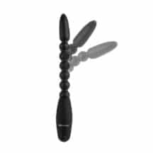 Анальный вибростимулятор с гибким хребтом Pipedream Anal Fantasy Flexa-Pleaser Power Beads, черный