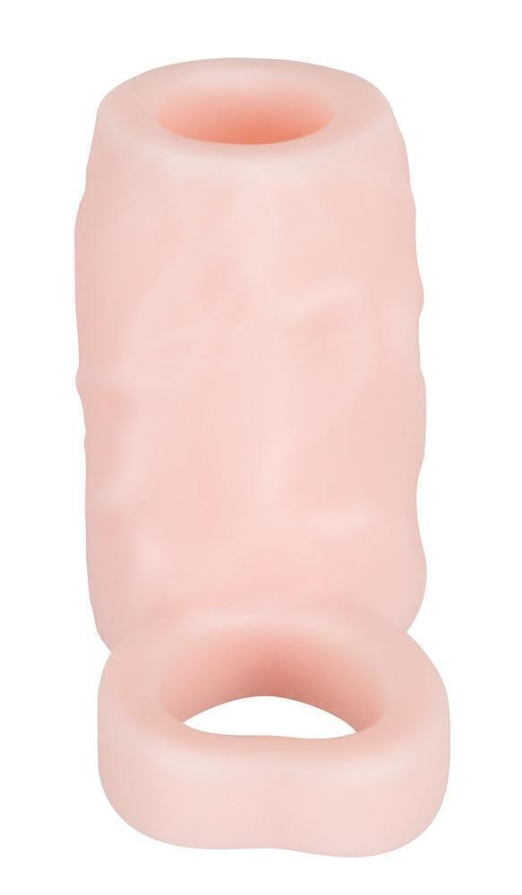 Насадка на пенис с подхватом мошонки Sleeve & Ring