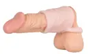 Насадка на пенис с подхватом мошонки Sleeve & Ring