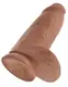 Фаллоимитатор утолщенный Pipedream King Cock Chubby Tan 23 см, телесный