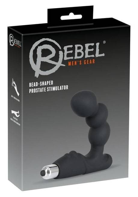 Стимулятор простаты с вибрацией Rebel Bead-shaped Prostate Stimulator - фото 5