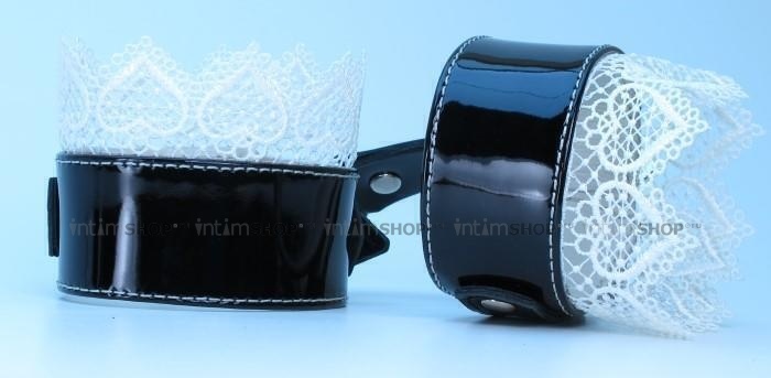 Изысканные наручники с белым кружевом BDSM Light - фото 2