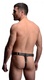 Мужской пояс верности STRICT Male Chastity Harness с ремешками фиксирующими пенис, чёрный 