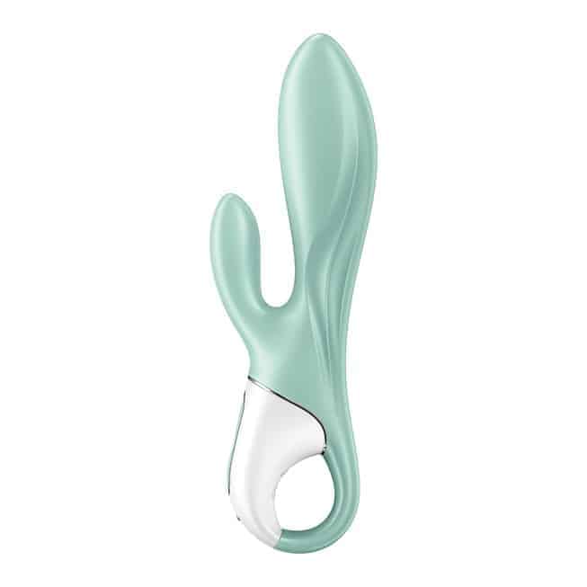 Вибратор-кролик с расширением Satisfyer Air Pump Bunny 5+, мятный - фото 3