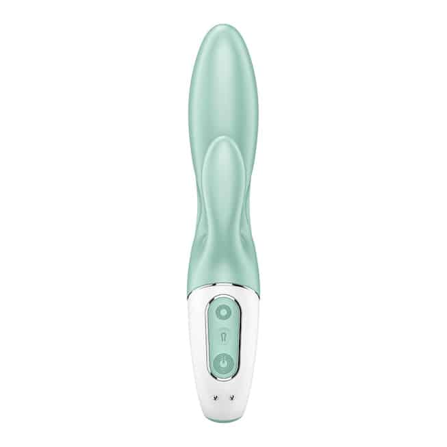 Вибратор-кролик с расширением Satisfyer Air Pump Bunny 5+, мятный - фото 6