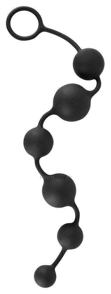 Анальные шарики Orion Black Velvets Anal Beads, черные