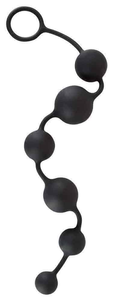 Black anal beads