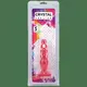 Анальная ёлочка Doc Johnson Crystal Jellies Delight, розовый