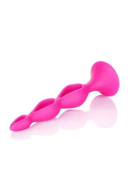 Анальная елочка Booty Call® Silicone Triple Probe, розовый от IntimShop